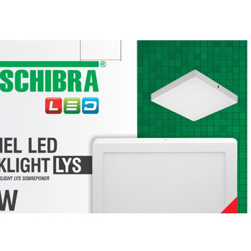 Plaf.Led Tasch.Lys Ext.Qd.24W 3000K 30Cm