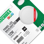 Plaf.Led Tasch.Lys Ext.Rd.12W 6500K 17Cm