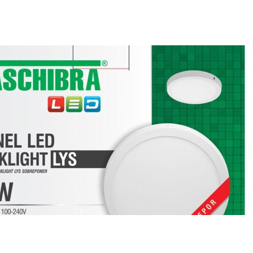 Plaf.Led Tasch.Lys Ext.Rd.12W 6500K 17Cm