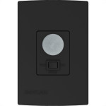 Sensor Qualitronix Parede Embutir Foto 180° Com Chave Preto Qi6Mp