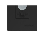 Sensor Qualitronix Parede Embutir Foto 180° Com Chave Preto Qi6Mp