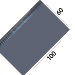 Envelope De Segurança Embalabox Preto 100X60Cm Com 100 Pecas .0022
