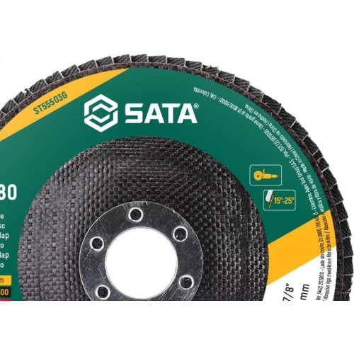 Disco Flap Sata Abrasivo 80 4.1/2'' St55503G - Kit C/10 