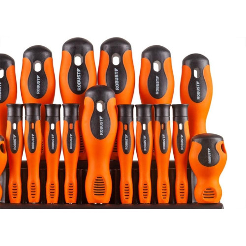 Chave Fenda/Phillps/Soquete/Bits Robust Com 39 Pecas 