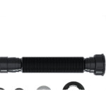 Sifao Pvc Flexivel Blukit Com Arruela Pvc 70Cm Preto 030140-425