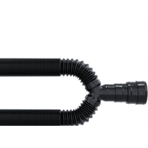 Sifao Pvc Duplo Blukit Flexivel Com Arruela Pvc Preto 030214-425