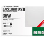 Luminaria Led Plafon Taschibra Lys Externo Quadrado 36W 6500K 40Cm 