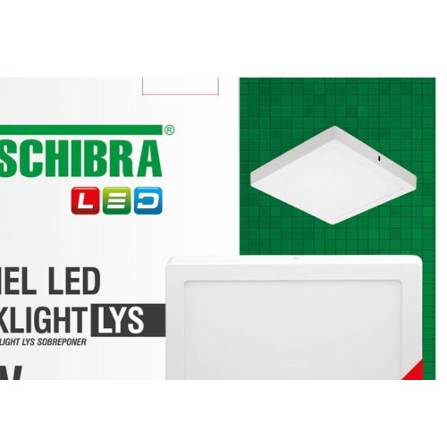 Luminaria Led Plafon Taschibra Lys Externo Quadrado 36W 6500K 40Cm 