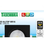 Spot Led Taschibra Alltop Embutir Quadrado Preto 5W 6500K 