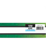 Luminaria Led Slim Taschibra Preta 18W 6500K 50Cm 