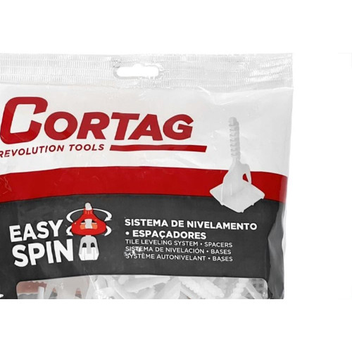 Espacador Nivelador Cortag Easy Spin 1,0Mm Com 50 Pecas 62592