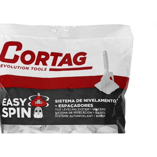 Espacador Nivelador Cortag Easy Spin 1,5Mm Com 50 Pecas 62598