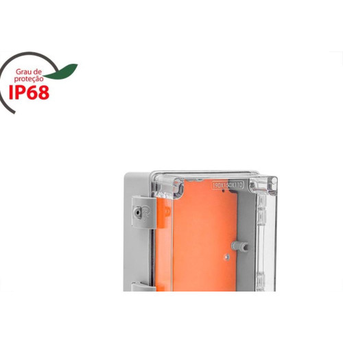 Caixa Passagem Pvc Rohdbox Completa Ip68 Transparente 190X150X110 888171