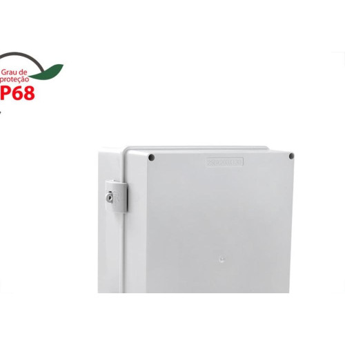 Caixa Passagem Pvc Rohdbox Completa Ip68 Cinza 250X200X130 888189