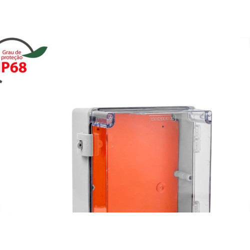 Caixa Passagem Pvc Rohdbox Completa Ip68 Transparente 250X200X130 888191