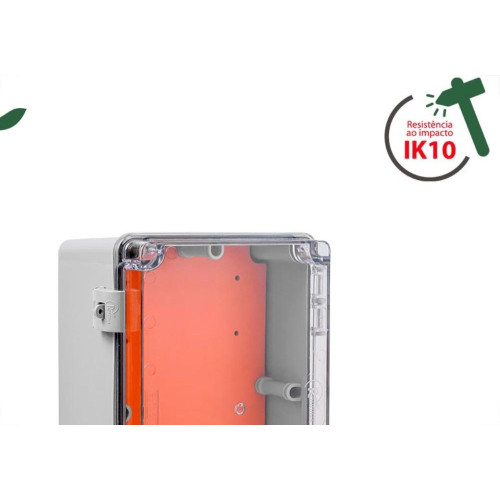 Quadro Comando Rohdbox Completo Ip68 Transparente 300X200X150 888257