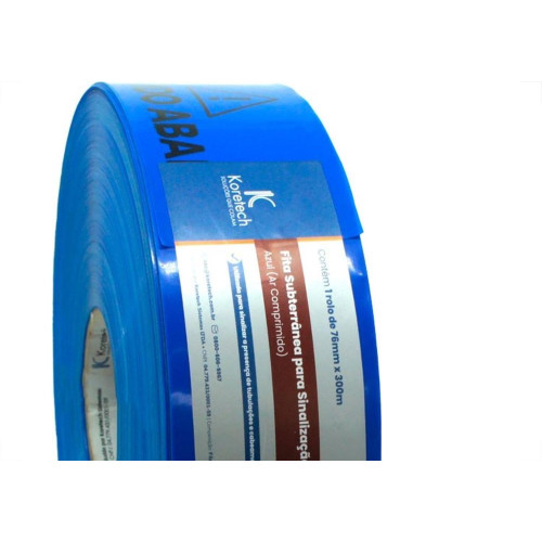 Fita Subterranea Koretech 7,6Cm X 300M Azul Ar Comprimido Pa.52.12.0.00301