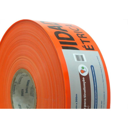 Fita Subterranea Koretech 7,6Cm X 300M Laranja Rede Eletrica Pa.52.12.0.0028
