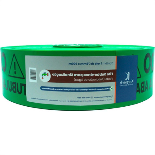 Fita Subterranea Koretech 7,6Cm X 300M Verde Tubulacao De Agua Pa.52.12.0.0038