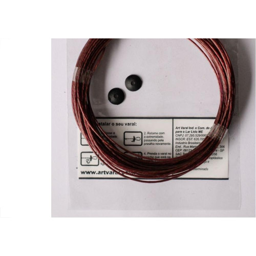 Varal Aco Vitoria Revestido Pvc 15M X1,65 1.01.003