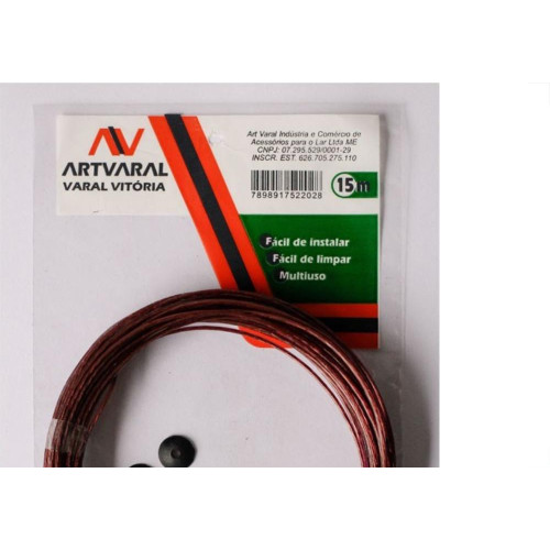 Varal Aco Vitoria Revestido Pvc 15M X1,65 1.01.003