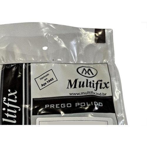Cartela Prego Multifix Sem Cabeca  18X24 (3,40X55mm) Com 50 Gramas Pp1824Sc