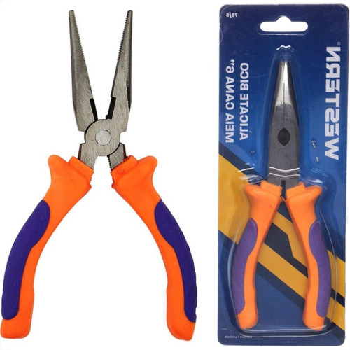 Alicate Bico 1/2 C.West Oxid 6'' V-18