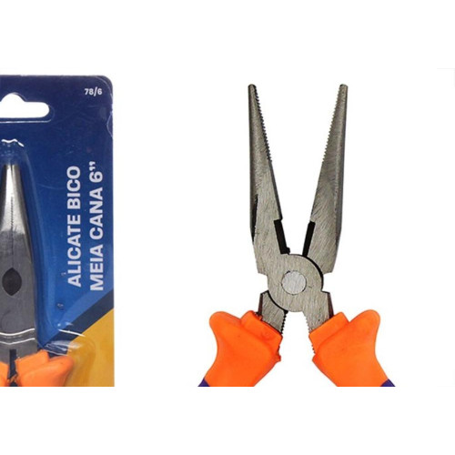 Alicate Bico 1/2 C.West Oxid 6'' V-18