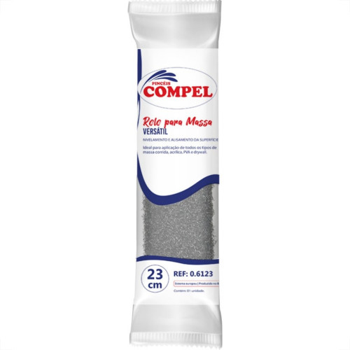 Rolo Para Massa Corrida Compel Versatil 23Cm 0.6123
