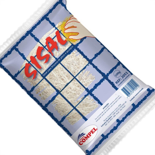 Bucha Sisal Uso Compel 100G Para Uso Geral 0,2051