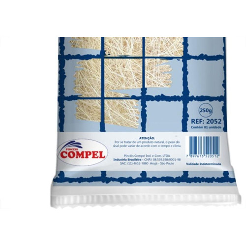 Bucha Sisal Uso Compel 250G Para Uso Geral 0.2052