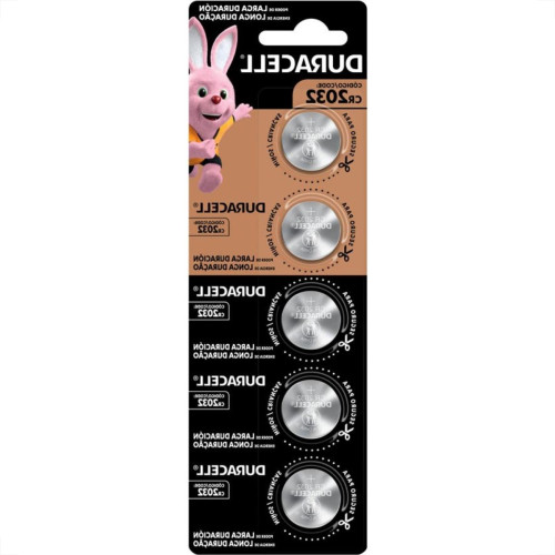 Pilha Duracell Bateria 3V Cr2032 Com 5 Peças 