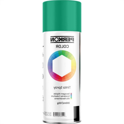 Tinta Spray Perkon Uso Geral Verde Claro 300Ml 7210