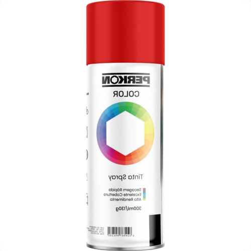 Tinta Spray Perkon Uso Geral Vermelho 300Ml 7212
