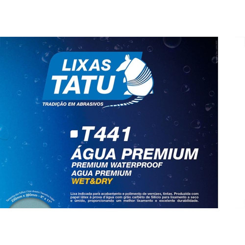 Lixa Dagua Tatu 3000 Premium - Kit C/50 