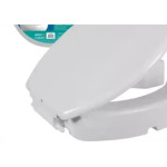Assento Sanitario Astra Thema ''Almofadado'' Branco Retangular Tth/K*Bco-01