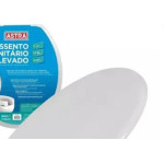 Assento Sanitario Astra Thema ''Almofadado'' Branco Retangular Tth/K*Bco-01