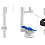 Mecanismo Acoplado Astra Kit Universal Superior Com Entrada Hidraulica Botao Cromado Mu2/S