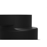 Bolsa Para Vaso Astra Excentrica Plastica Preta Bs12/As