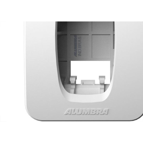 Sistema Alumbra Gracia Facil Caixa Sobrepor + Placa 1 Modulo Branca 85389 - Kit C/10 