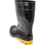 Bota Galocha Cartom 210Sa Preta Solado Amarelo Cano Medio 37 Par 003149