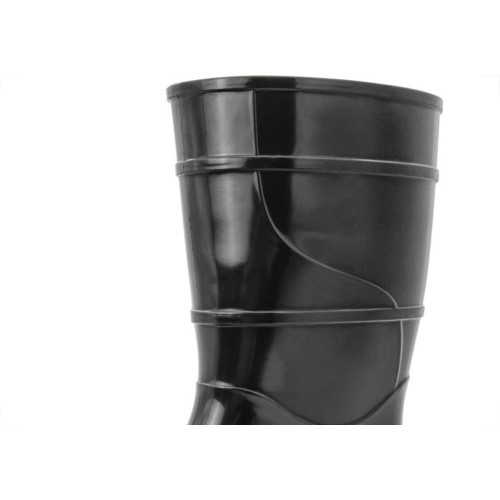 Bota Galocha Cartom 210Sa Preta Solado Amarelo (Cano Medio) 42 Par 003154