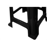 Banqueta Plastica Caixaplast Arcos Preta 140Kg Bnapr