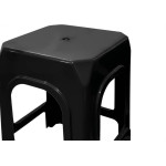 Banqueta Plastica Caixaplast Arcos Preta 140Kg Bnapr