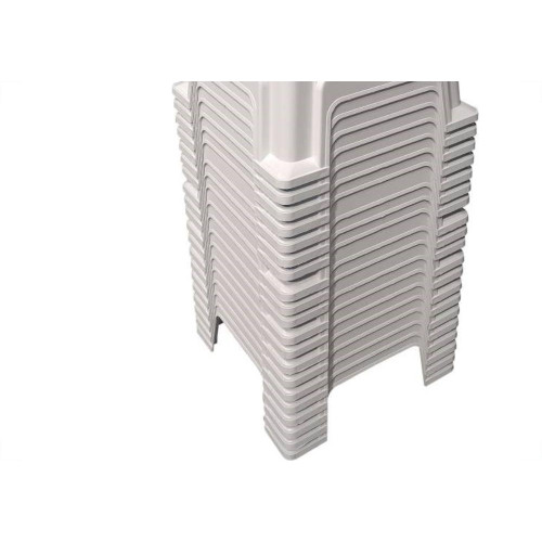 Banqueta Plastica Caixaplast Arcos Branca 140Kg Bnabr