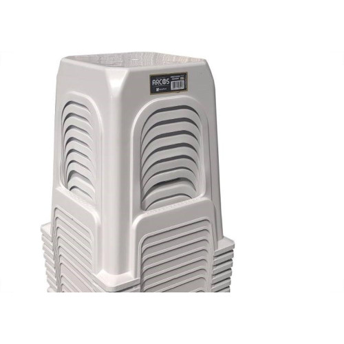 Banqueta Plastica Caixaplast Arcos Branca 140Kg Bnabr
