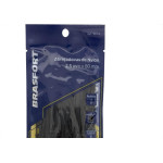 Abracadeira Nylon Brasfort Preta 2,5X 80 100 Pecas 9014