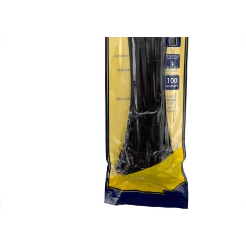 Abracadeira Nylon Brasfort Preta 3,6X300 100 Pecas 9016