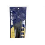 Abracadeira Nylon Brasfort Preta 3,6X300 100 Pecas 9016