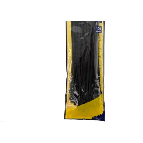 Abracadeira Nylon Brasfort Preta 3,6X350 100 Pecas 9017